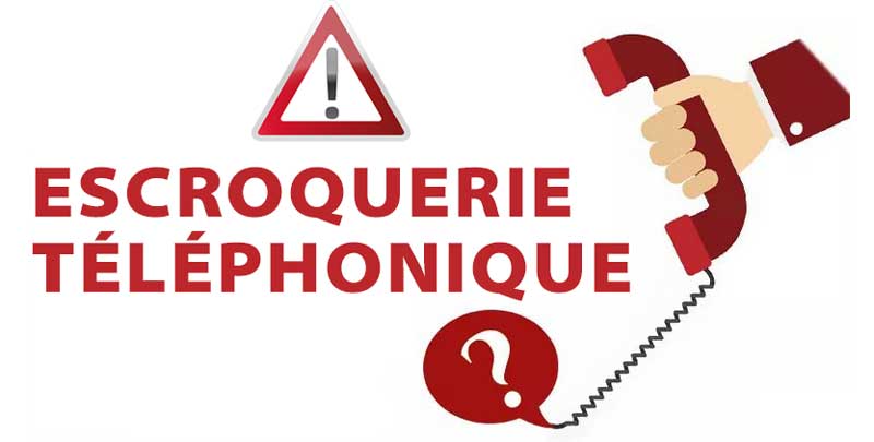 Illustration Alerte, escroquerie téléphonique