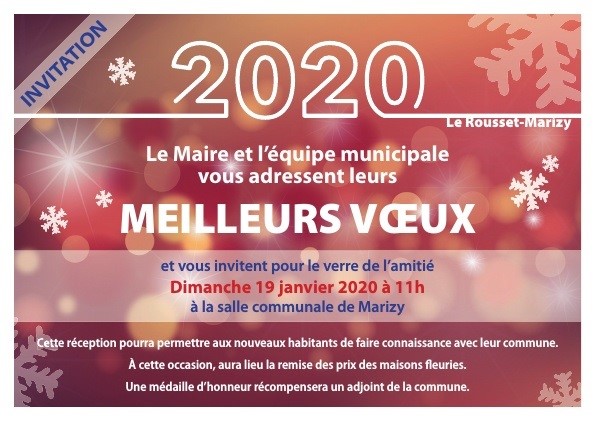 Illustration invitation vœux 2020