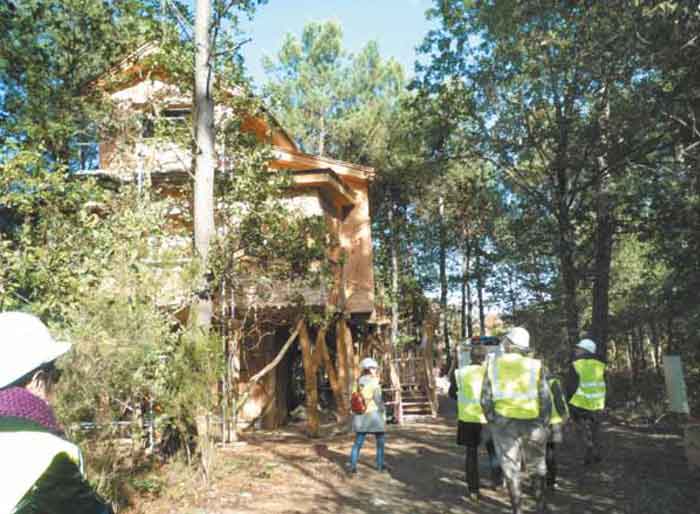 Hébergement en construction, Center Parcs