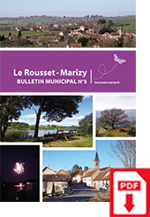 Bulletin Municipale Le Rousset-Marizy numéro 5