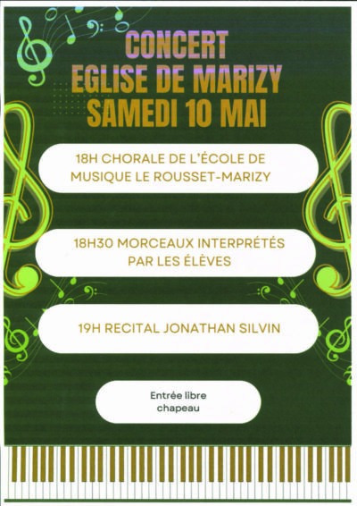 Concert du 10 mai à l'église de Marizy