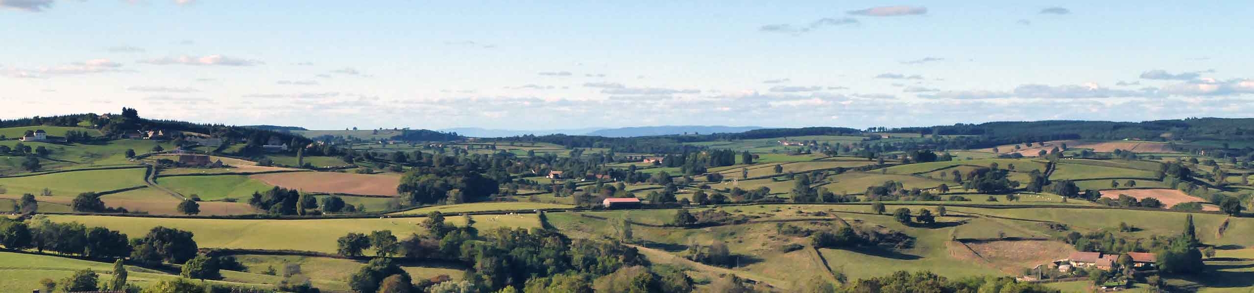 Vue sur Le Rousset depuis Saint-Quentin - Le Rousset-Marizy